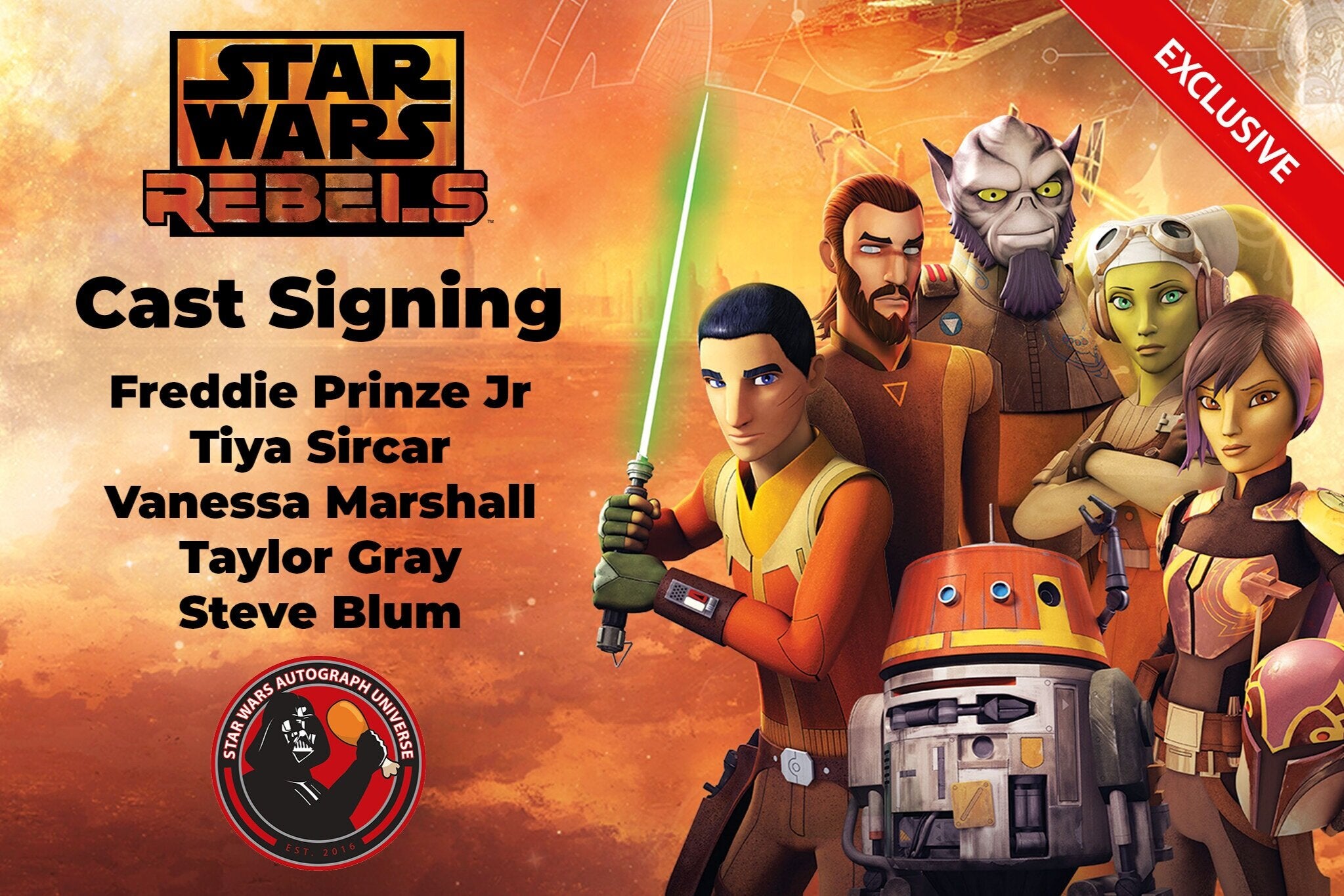 Exclusive Rebels Cast Signing is LIVE!