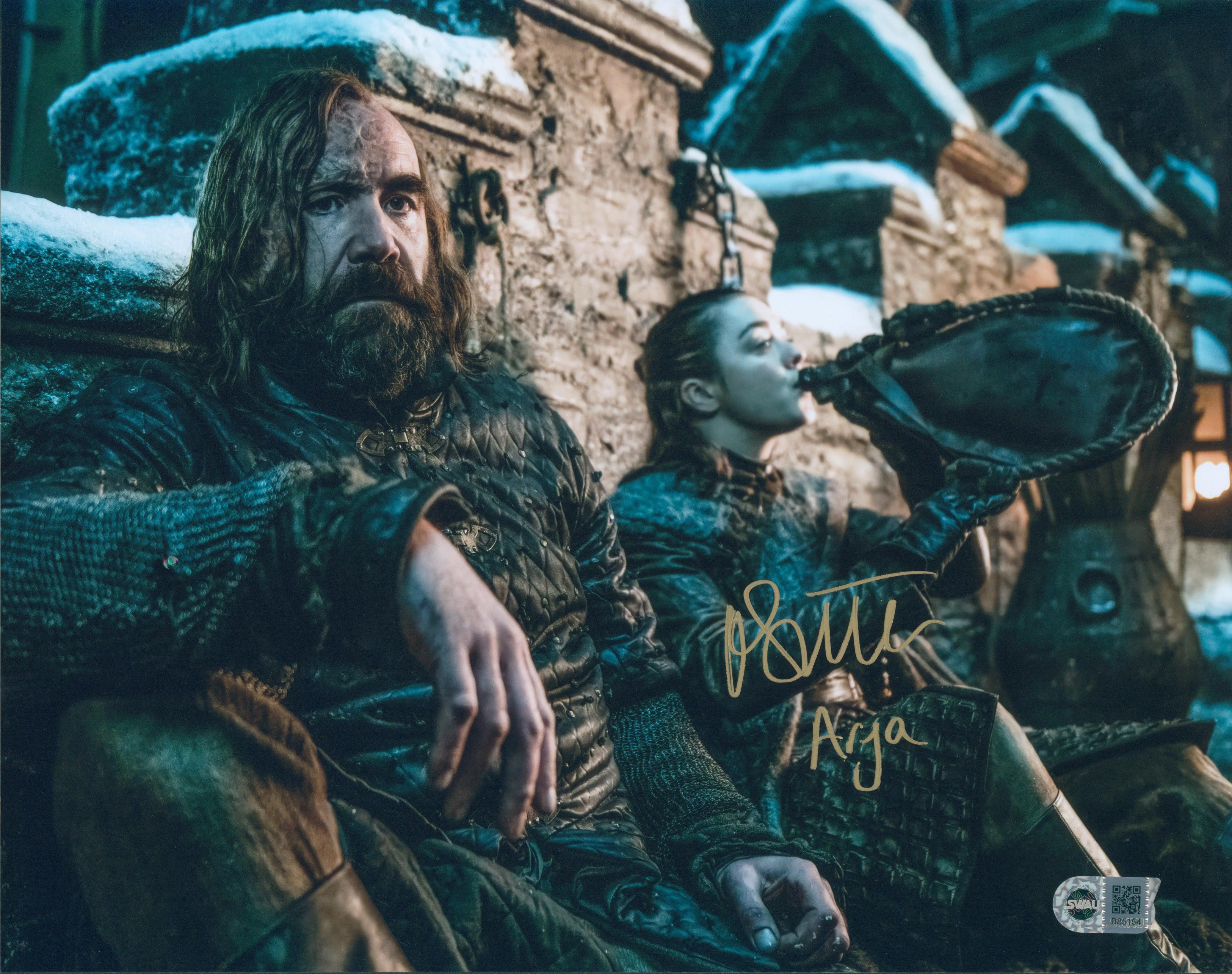 Maisie Williams Signed 11X14 Photo - SWAU Authenticated - SWAU