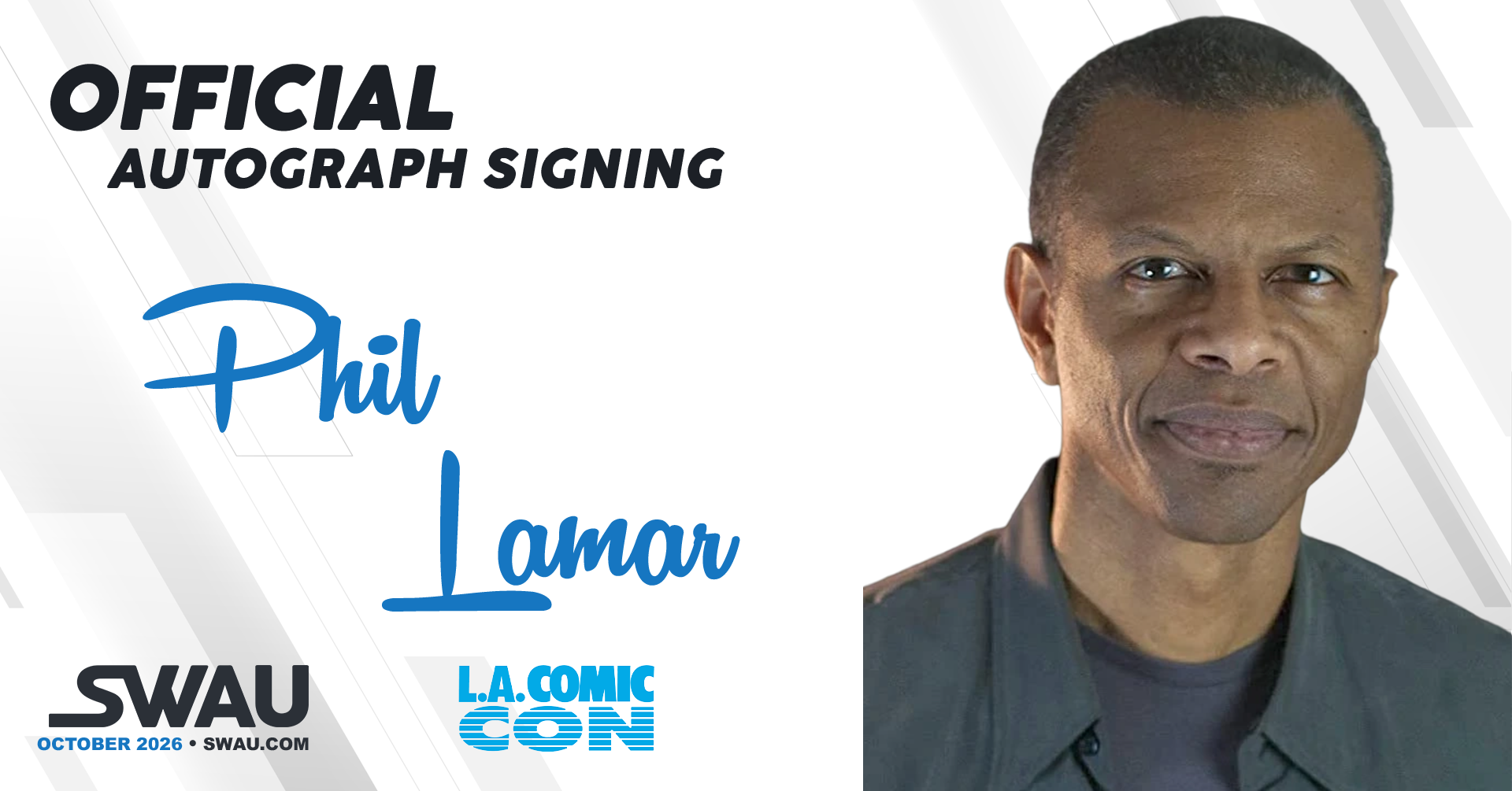 Phil Lamar Autograph Signing - LACC 2026 - SWAU