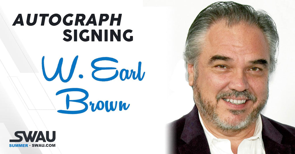 W. Earl Brown to Sign for SWAU!