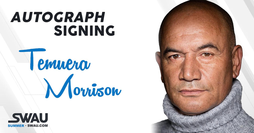 Temuera Morrison to Sign for SWAU!