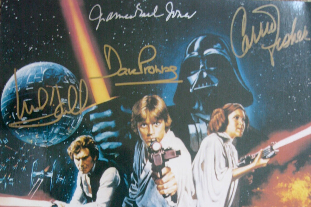 Original Trilogy Main Character Autographs By The Numbers
