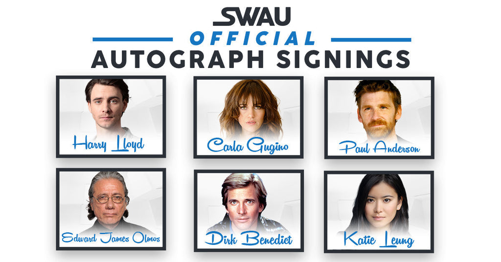 Carla Gugino, Dirk Benedict, Harry Lloyd, and Many More to Sign for SWAU!