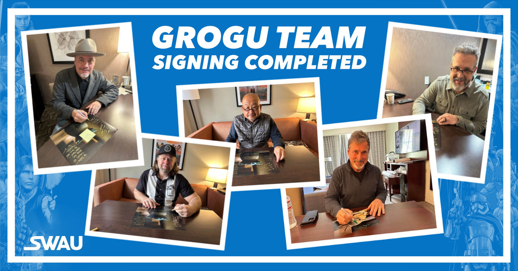 Legacy Effects Grogu Team Signing Completed!