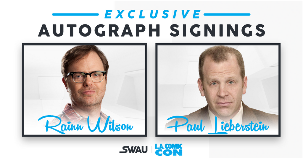Rainn Wilson and Paul Lieberstein to Sign for SWAU!