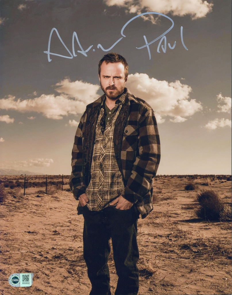 Aaron Paul Signed 11x14 Photo - SWAU Authenticated - SWAU