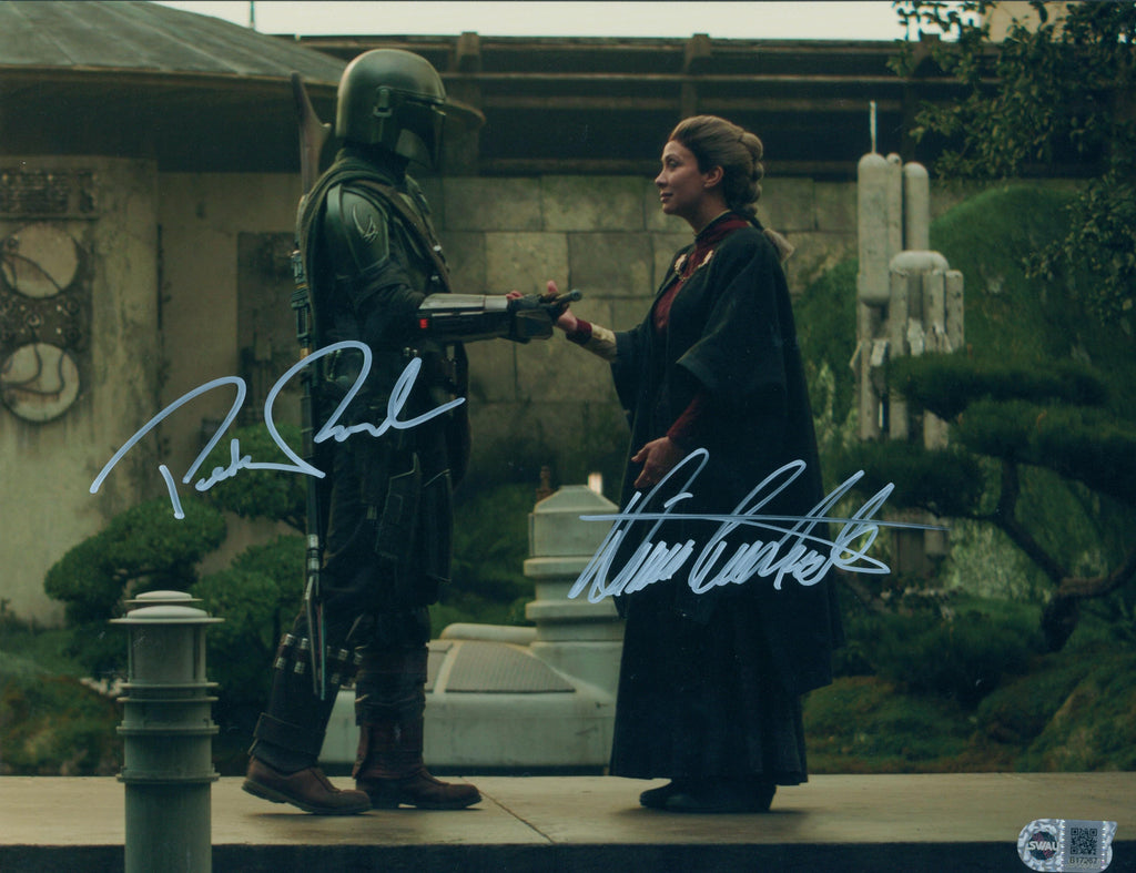 Pedro Pascal & Diana Lee Inosanto Signed 11x14 Photo - SWAU Authenticated