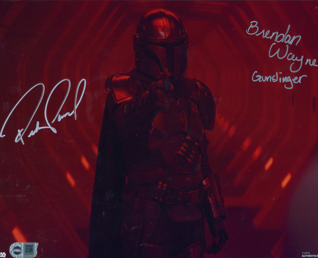 Pedro Pascal & Brendan Wayne Signed 11x14 Photo - SWAU Authenticated