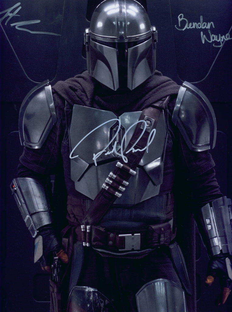 Pedro Pascal, Brendan Wayne, & Lateef Crowder Signed 16x20 Photo - SWAU Authenticated