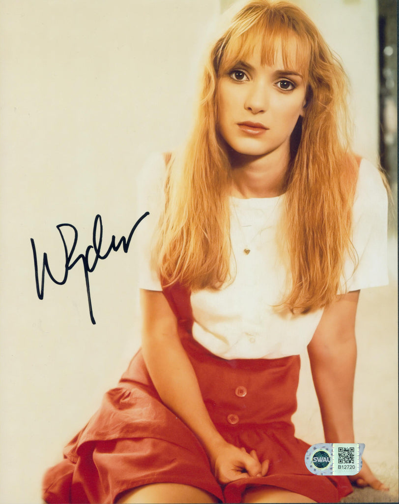Winona Ryder Signed 8x10 Photo - SWAU Authenticated