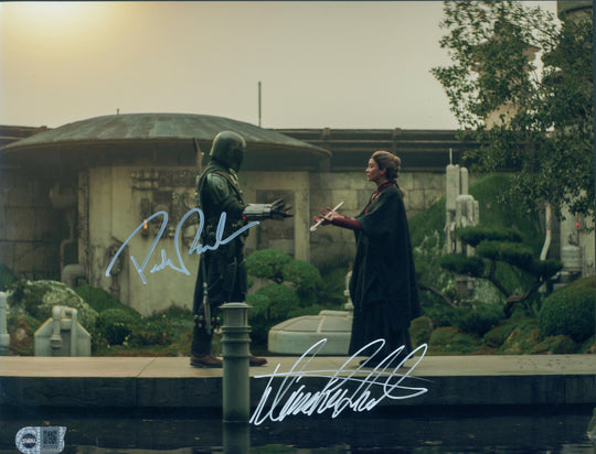 Pedro Pascal & Diana Lee Inosanto Signed 11x14 Photo - SWAU Authenticated