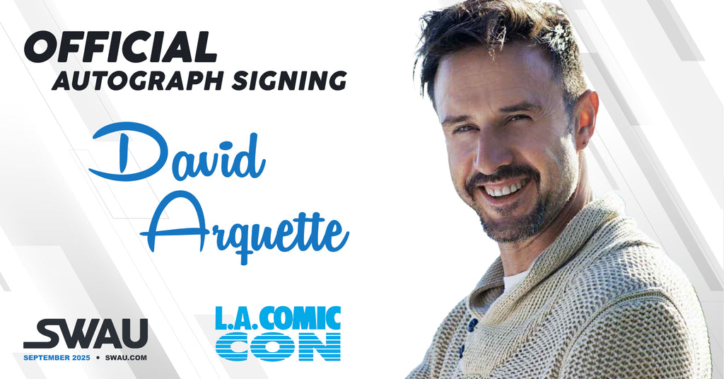 David Arquette Autograph Signing - LA Comic Con - SWAU