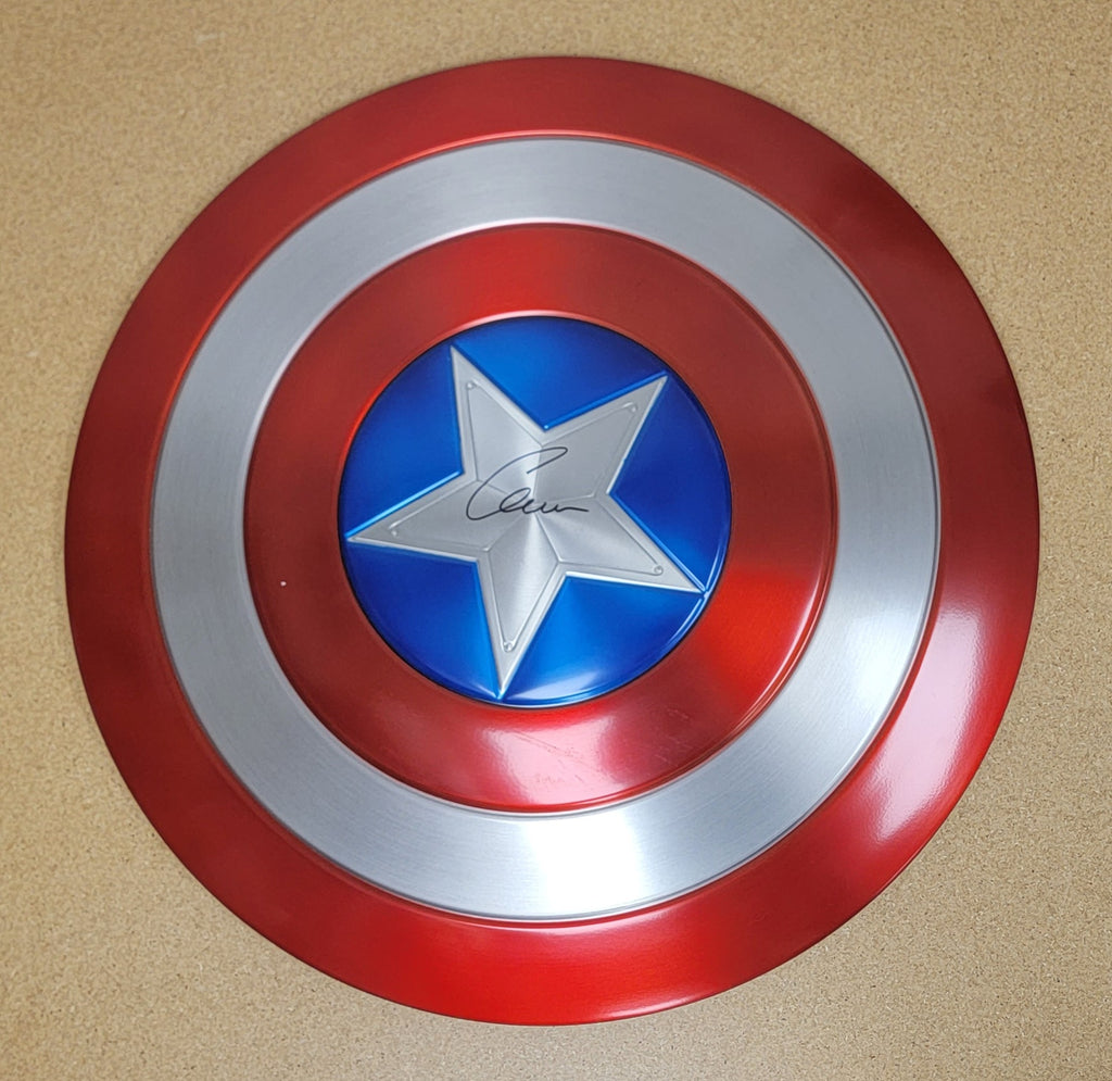 Chris Evans Signed Shield - SWAU Authenticated