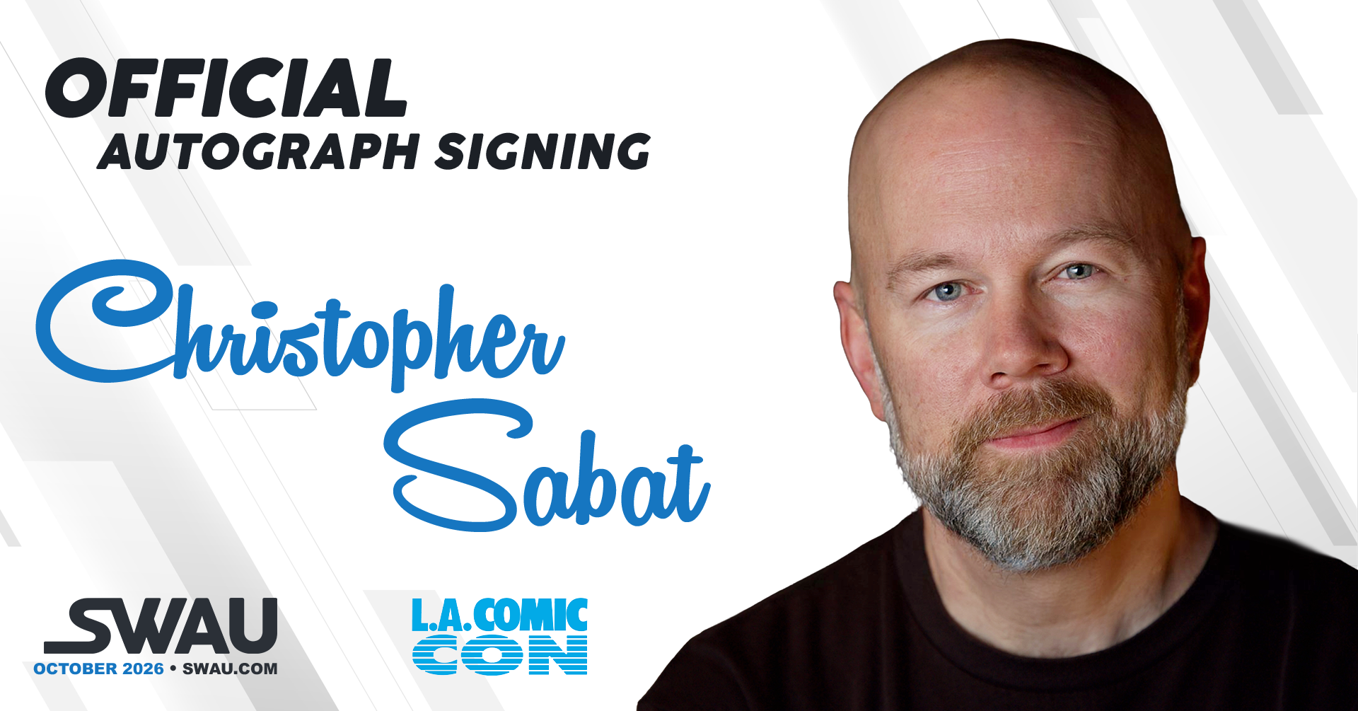 Christopher Sabat Autograph Signing - LACC 2026 - SWAU