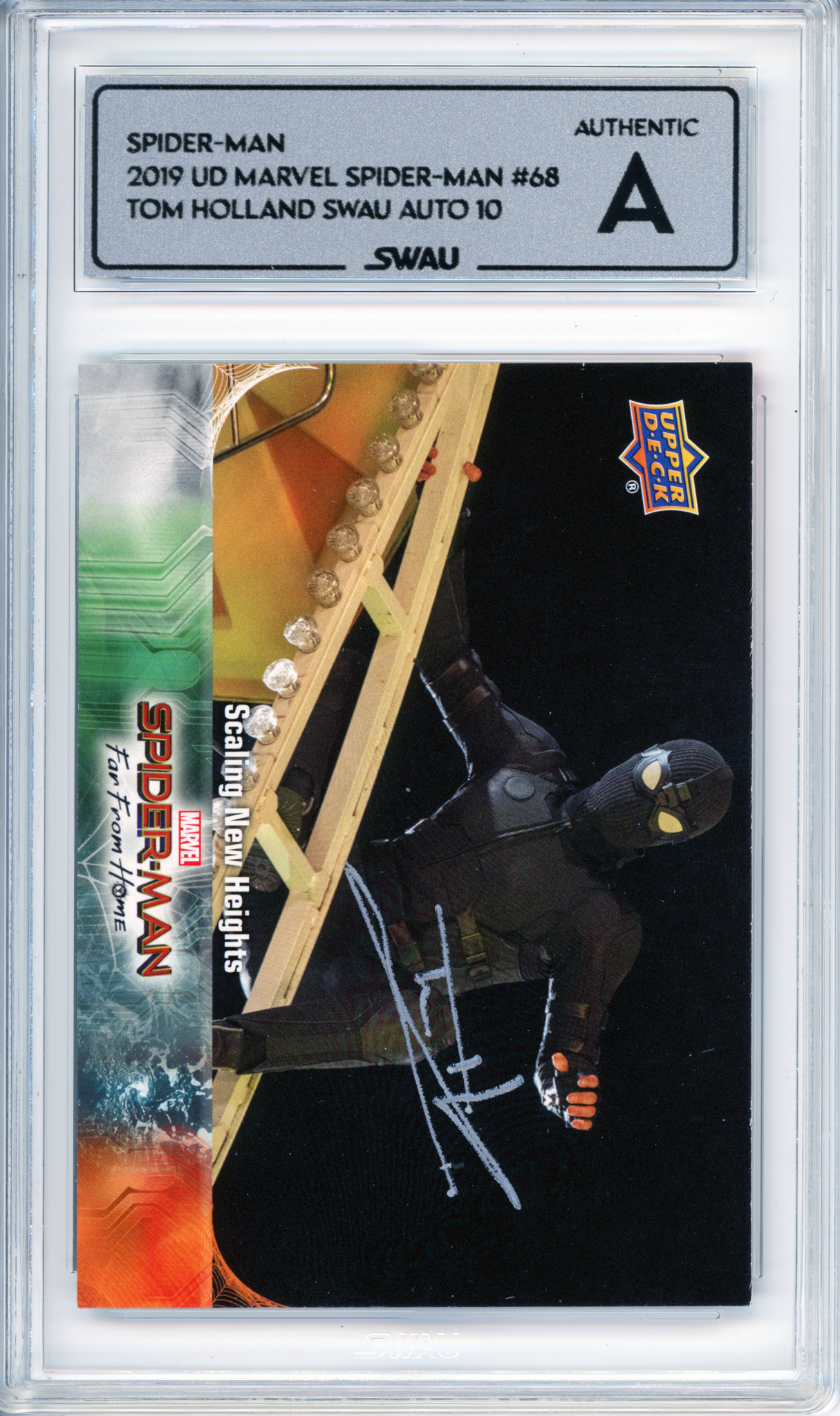Tom Holland Signed Trading Card - SWAU Authenticated & Encapsulated