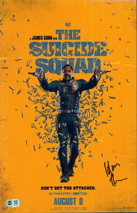 Idris Elba Signed 11x17 Photo - SWAU Authenticated