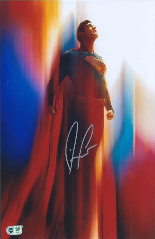 David Corenswet Signed 11X17 Photo - SWAU Authenticated