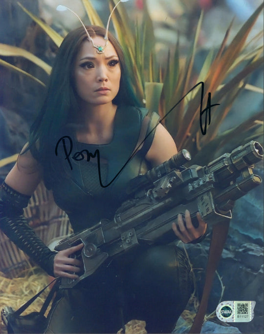 Pom Klementieff Signed 8x10 Photo - SWAU Authenticated