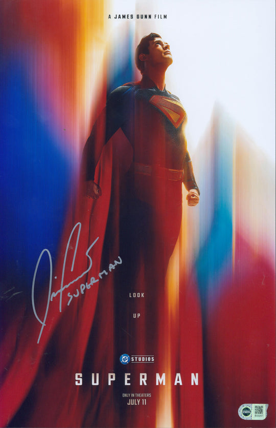 David Corenswet Signed 11X17 Photo - SWAU Authenticated