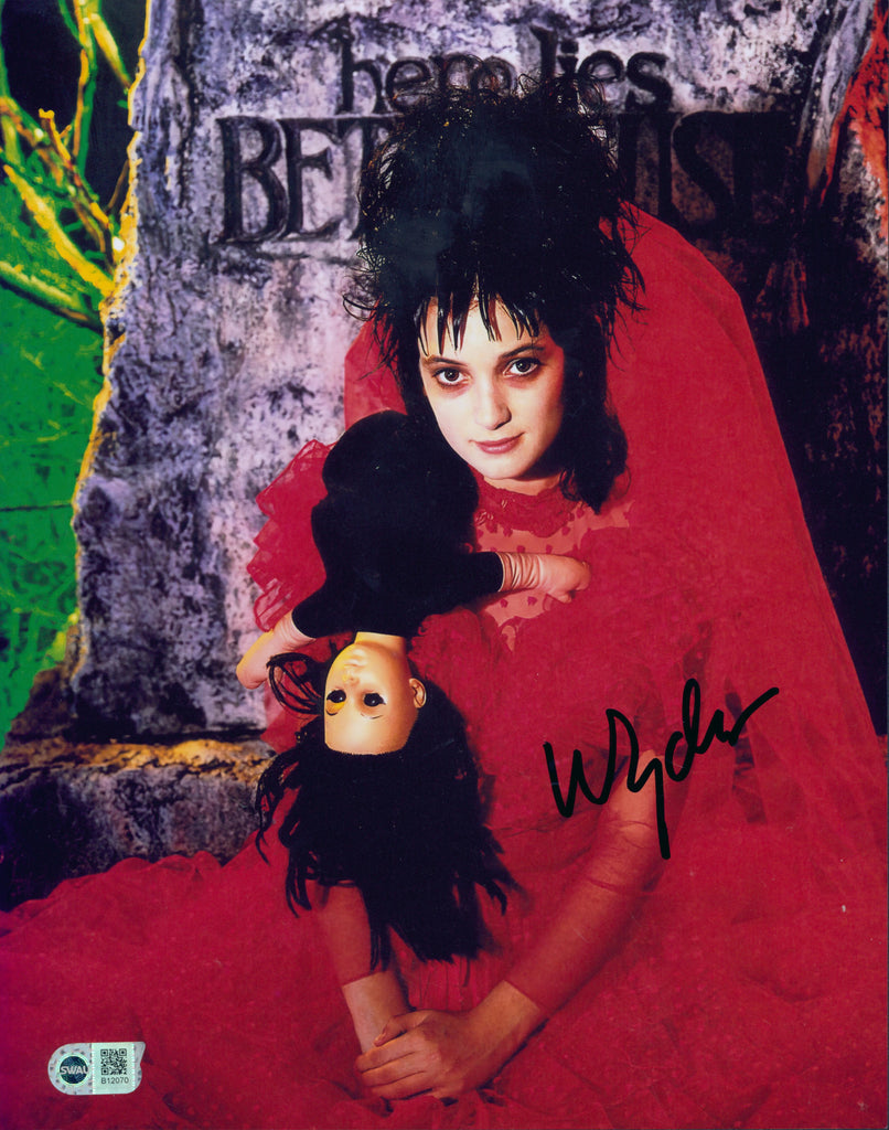 Winona Ryder Signed 11x14 Photo - SWAU Authenticated