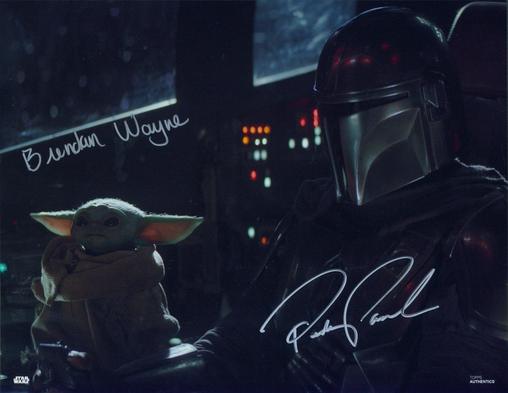 Pedro Pascal & Brendan Wayne Signed 11x14 Photo - SWAU Authenticated