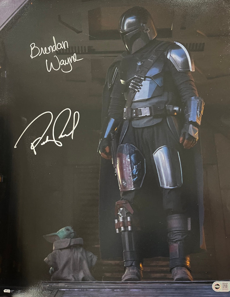 Pedro Pascal & Brendan Wayne Signed 16x20 Photo - SWAU Authenticated