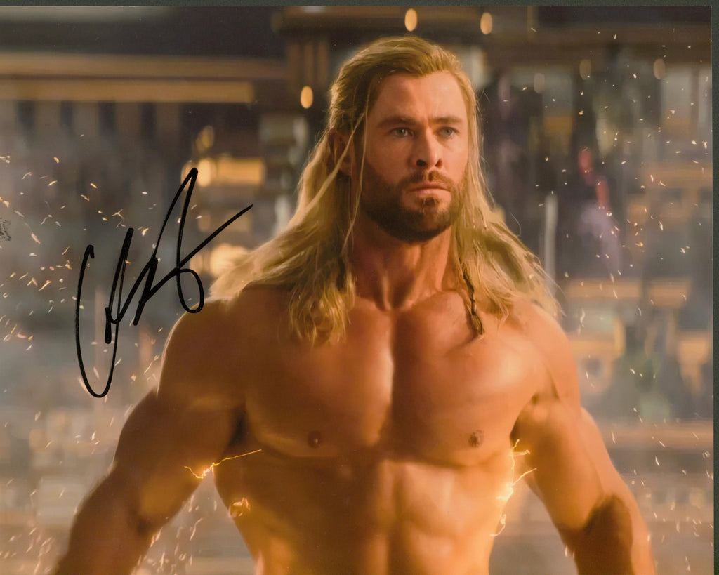 Chris Hemsworth Signed 8x10 Photo - SWAU Authenticated - SWAU