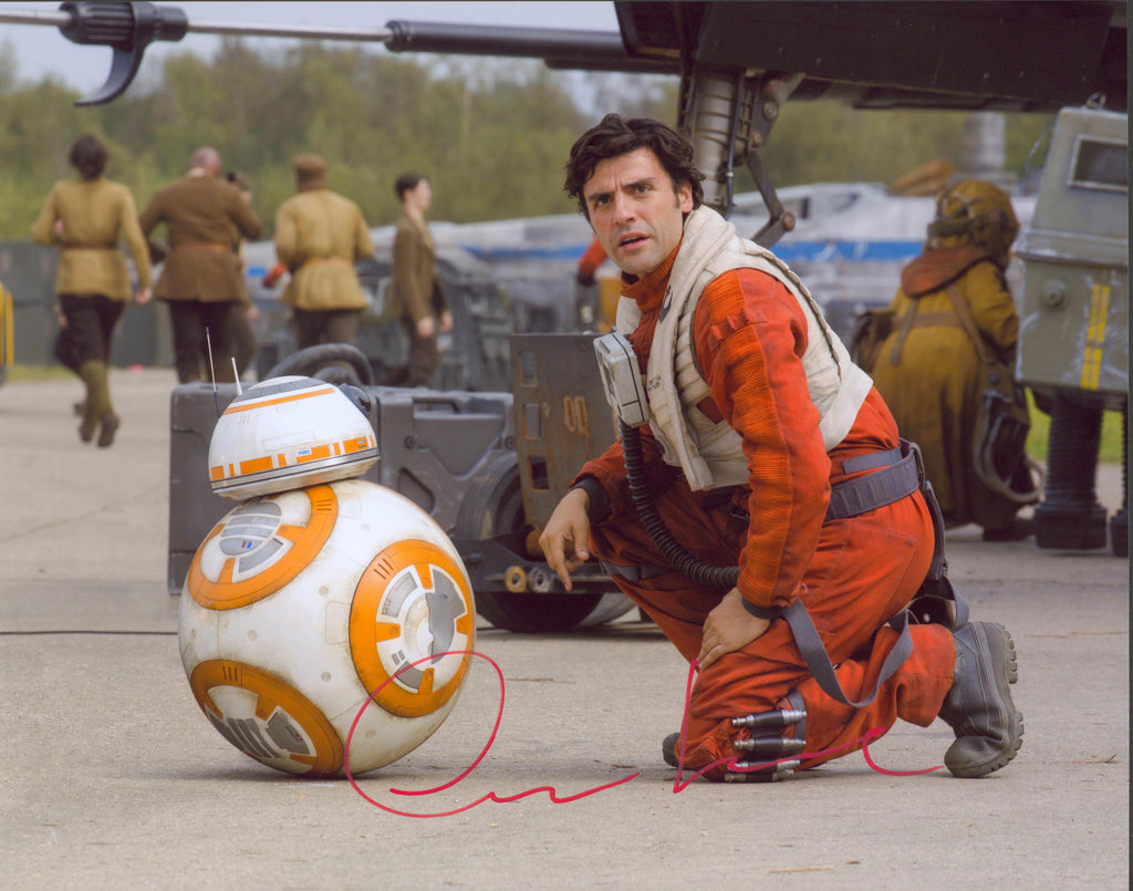 Oscar Isaac Signed 11x14 Photo - SWAU Authenticated - SWAU