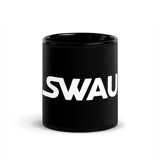 SWAU Black Ceramic Mug